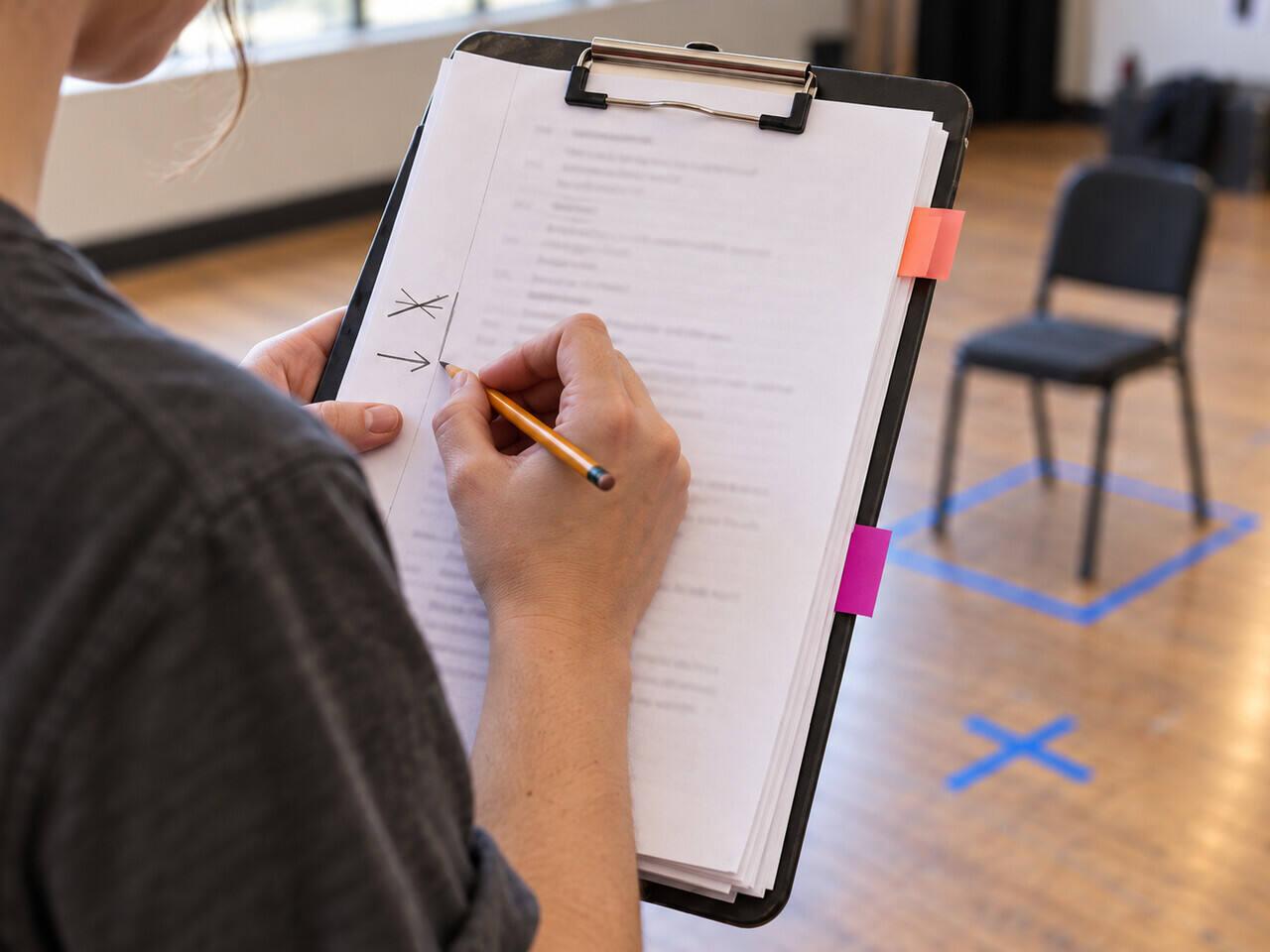 Blocking in Theatre: How Actors Should Record and Update It