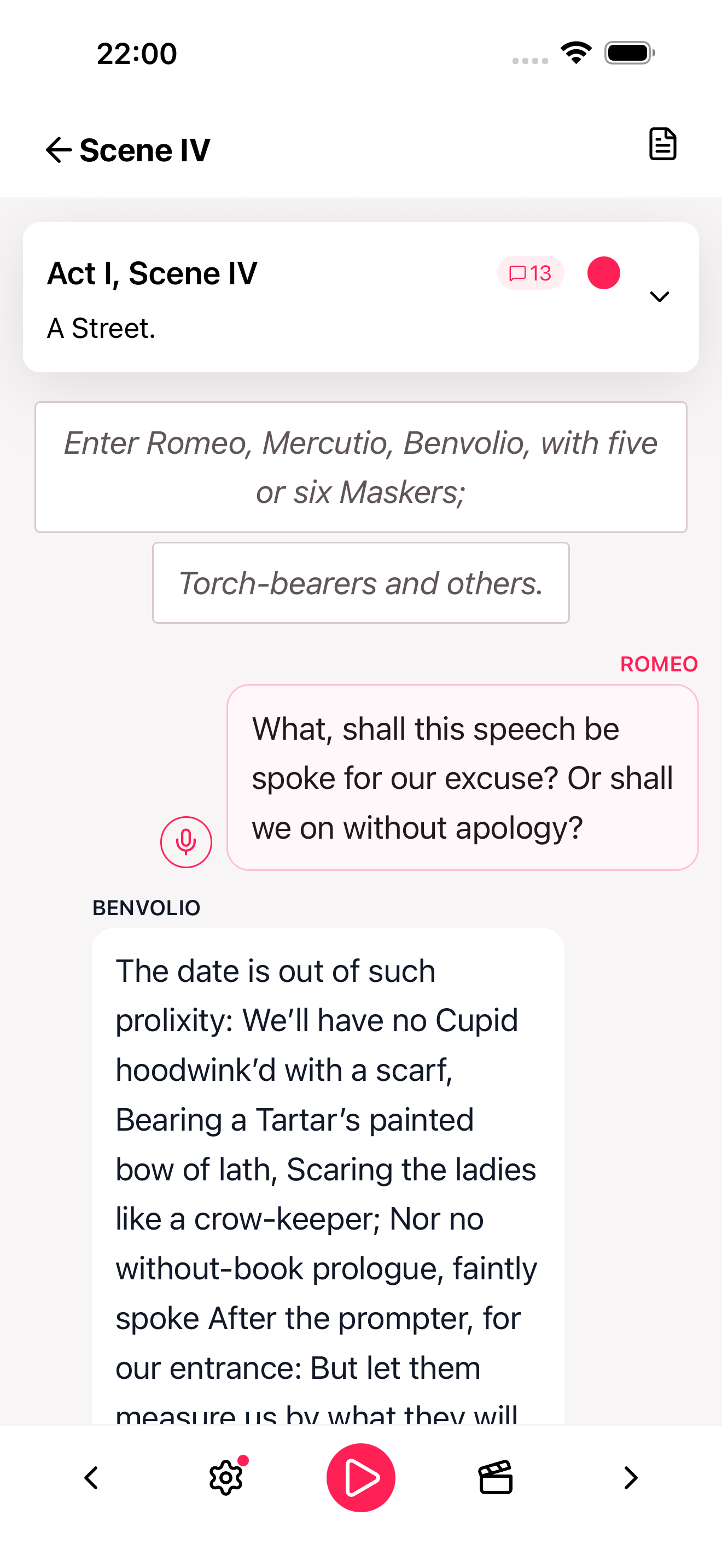 Rehearse every cue out loud